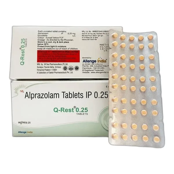 Alprazolam 0.25mg Alprazolam 0.25mg